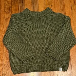 Olive Green Baby Sweater